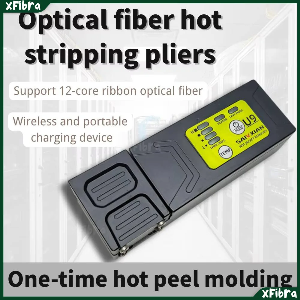 

U9 Fiber Thermal Stripper Pliers Heated Optical Wire Stripping Slitter Ribbon Fiber Hot Stripper Thermal strippingof 12 fibers