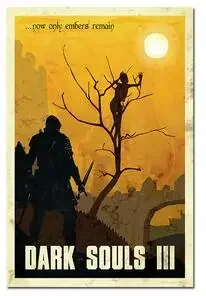 LOT Style Choose Dark Souls Hot Game, Art Picture Print Silk Poster Home Wall Decor