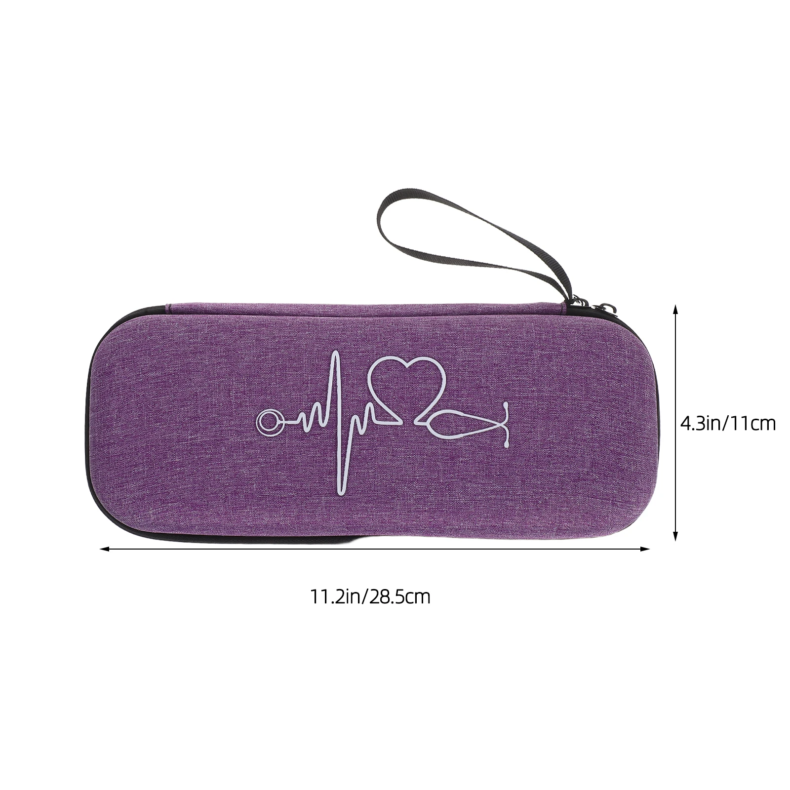 حقيبة سماعة الطبيب المحمولة المدمجة المقاومة للصدمات لمعدات التدريس الطبية المدمجة 3M الأرجواني