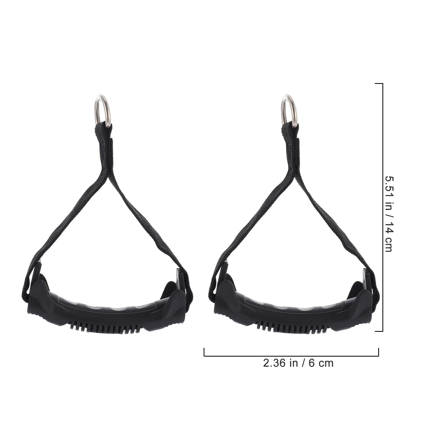 

1 Pair Exercise Pull Handle For Strength Training Biceps Fitness Pull Rope Resistance Band Handle Workout Accessories Gym Supply