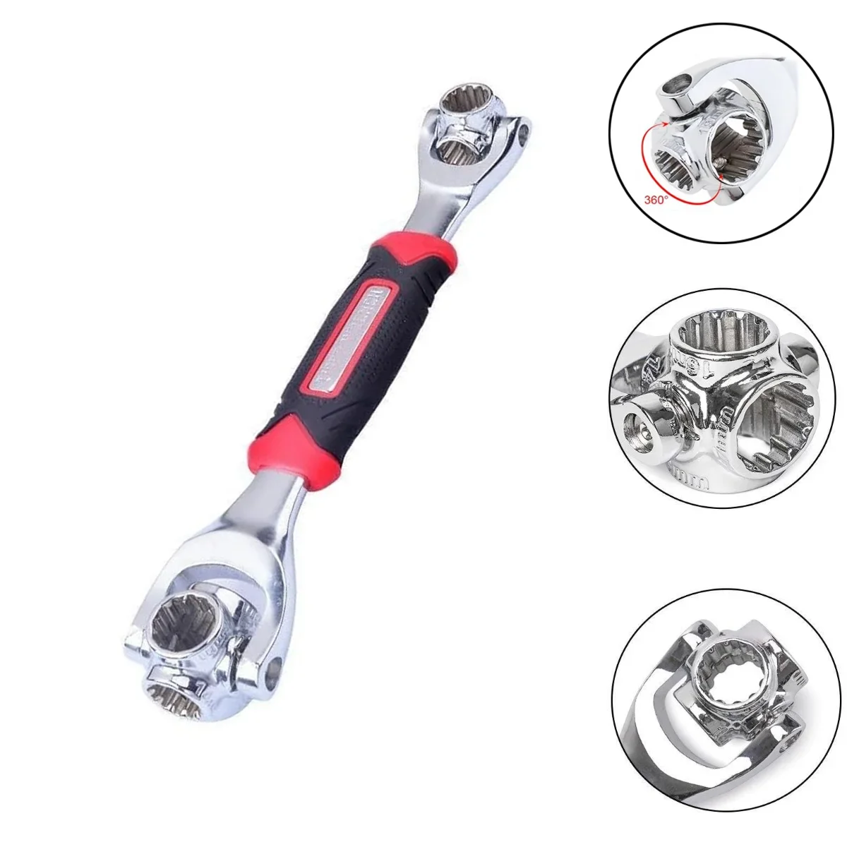 Multi-function Universal Tools  Ratchet Spline Bolts Sleeve Rotation Hand Tools 360 Degree Rotary Multipurpose Wrench