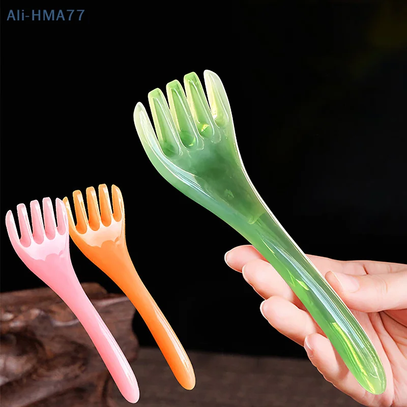 Five-claw Head Massager Scalp Gua Sha Stick for Body Neck Leg Visage Massage Meridian Comb Acupuncture Point Press Massage Tool