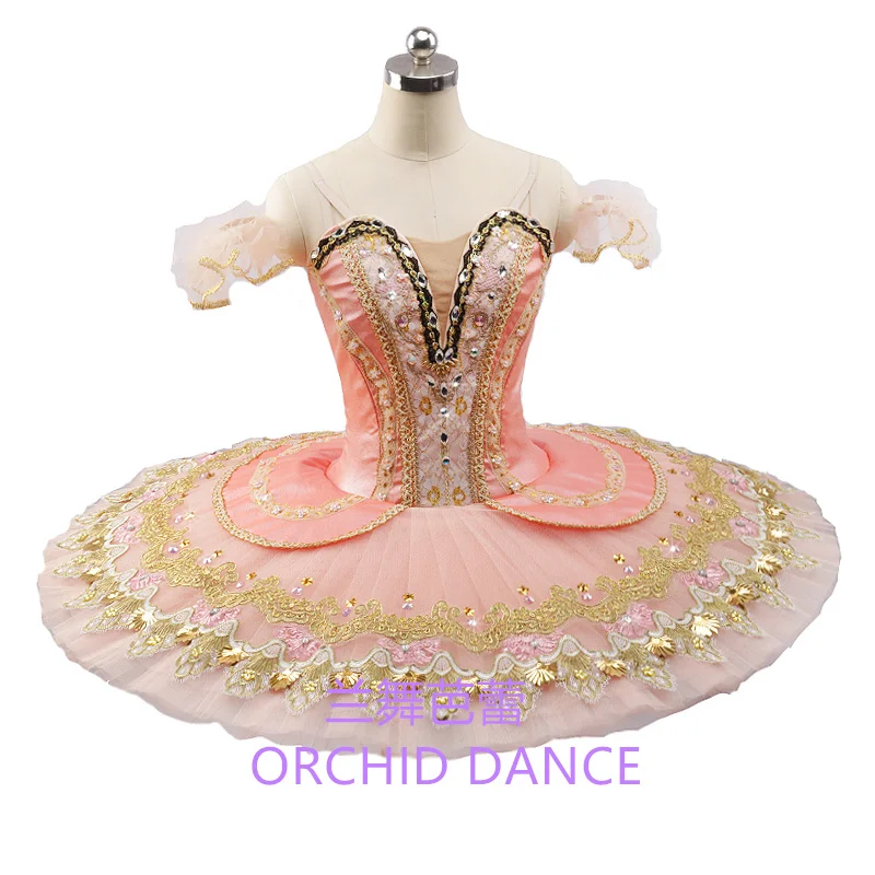 

Evening Dress High Quality Professional Custom Size Adult Girls Orange Bird Ballet Tutu Costumes