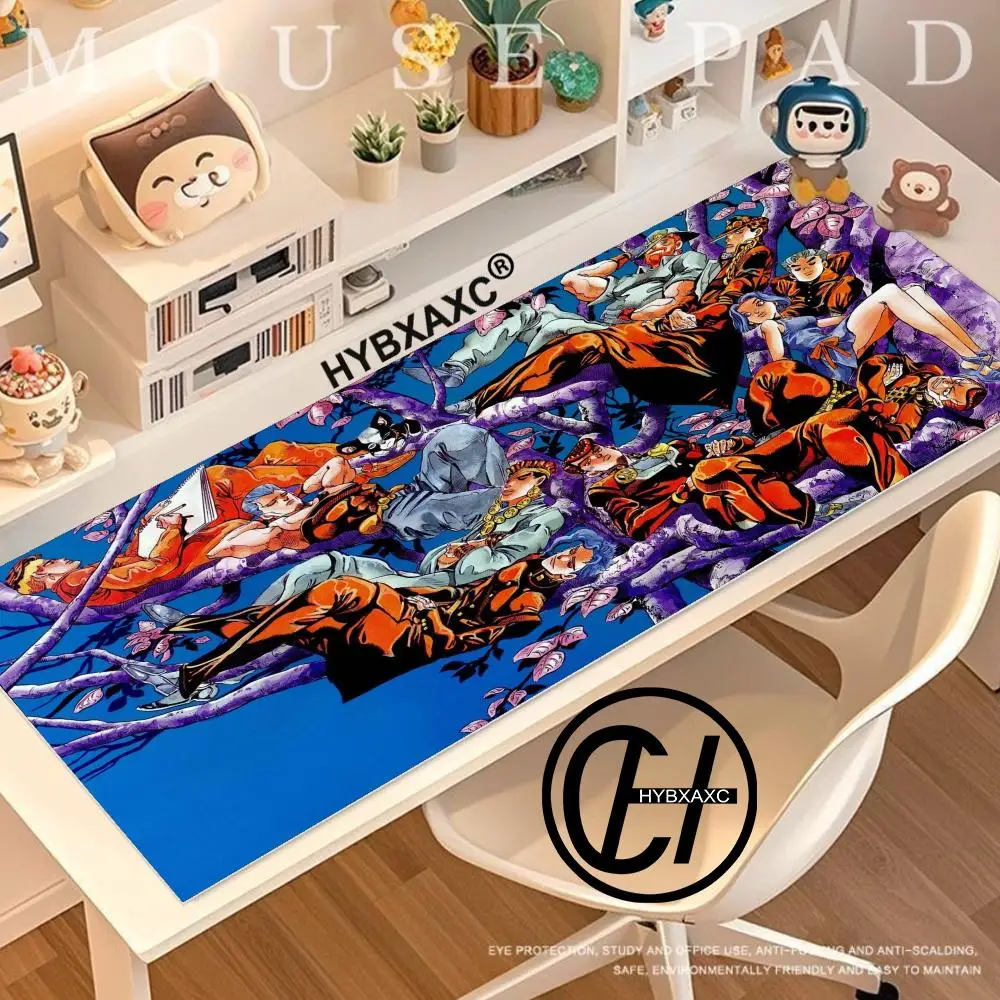 

XAXC HD Comic JoJo Bizarre Adventure Mouse Pad Non-slip Rubber Computer Mat Gamer Balance Decoracion Deskmat Laptop Office Large