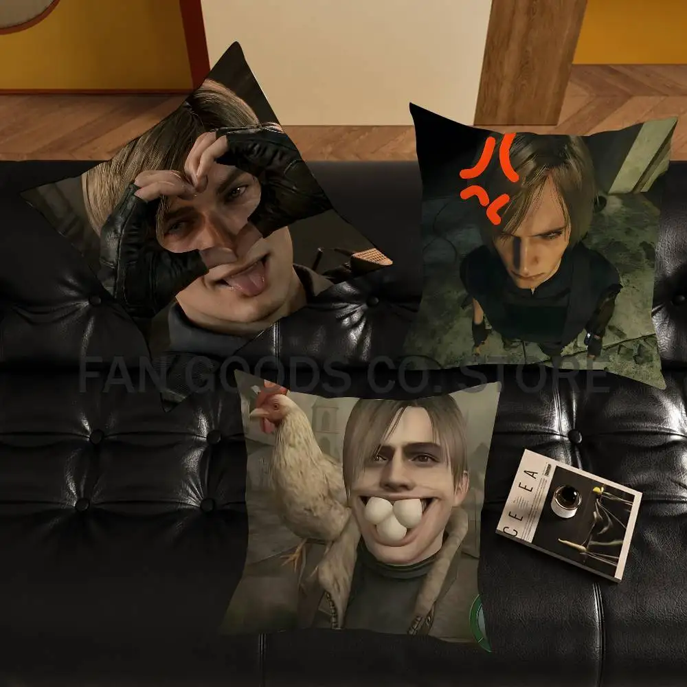 Leon K-Kennedy Pillow Case Ultra Soft Skin Friendly Fabric Cloud Like Comfort & Concealed Zipper