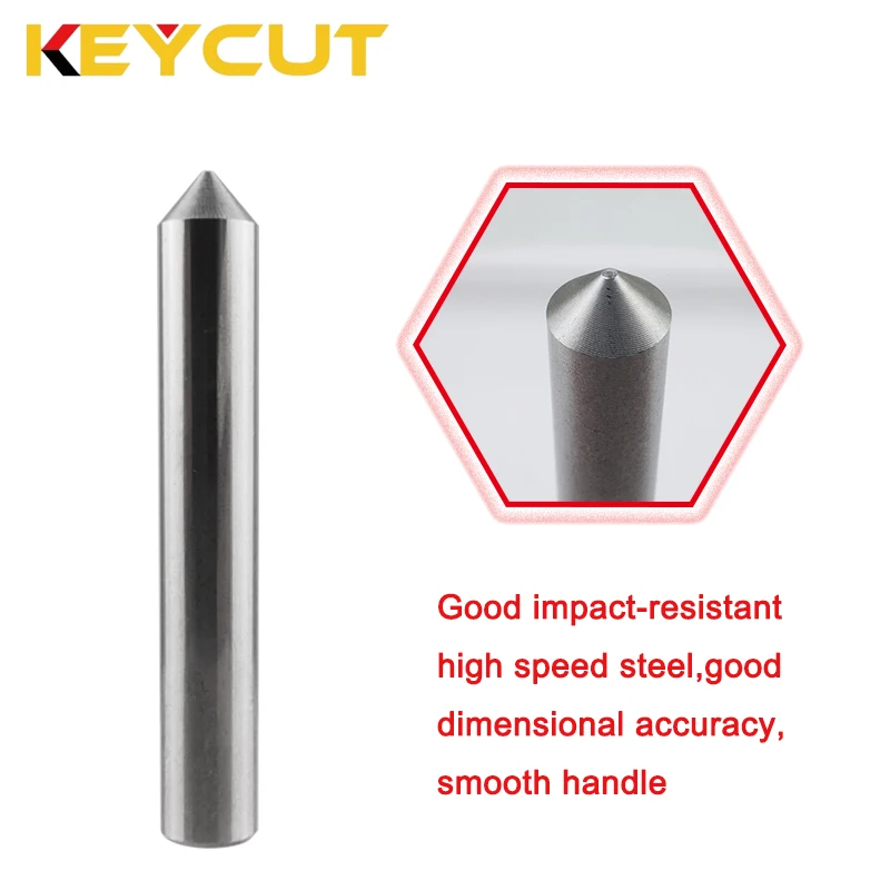 HSS Dimple Tracer Point Probe 80°  85° 90° 95° 100° 105° 115° for Vertical Manual Key Copy Machine Locksmith Tools