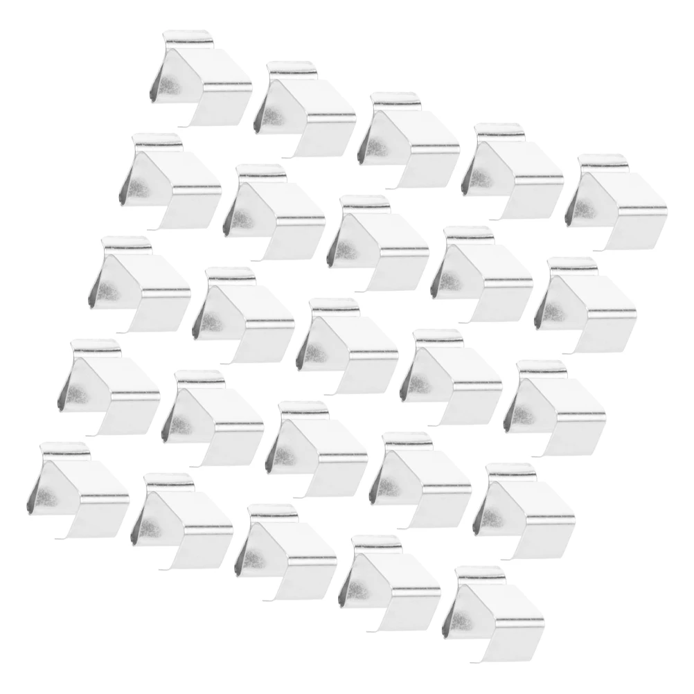 

60Pcs Christmas Lights Gutter Hooks Metal Clip Easy Install for Outdoor String Lights Roof Mount Xmas Light Hangers Seasonal