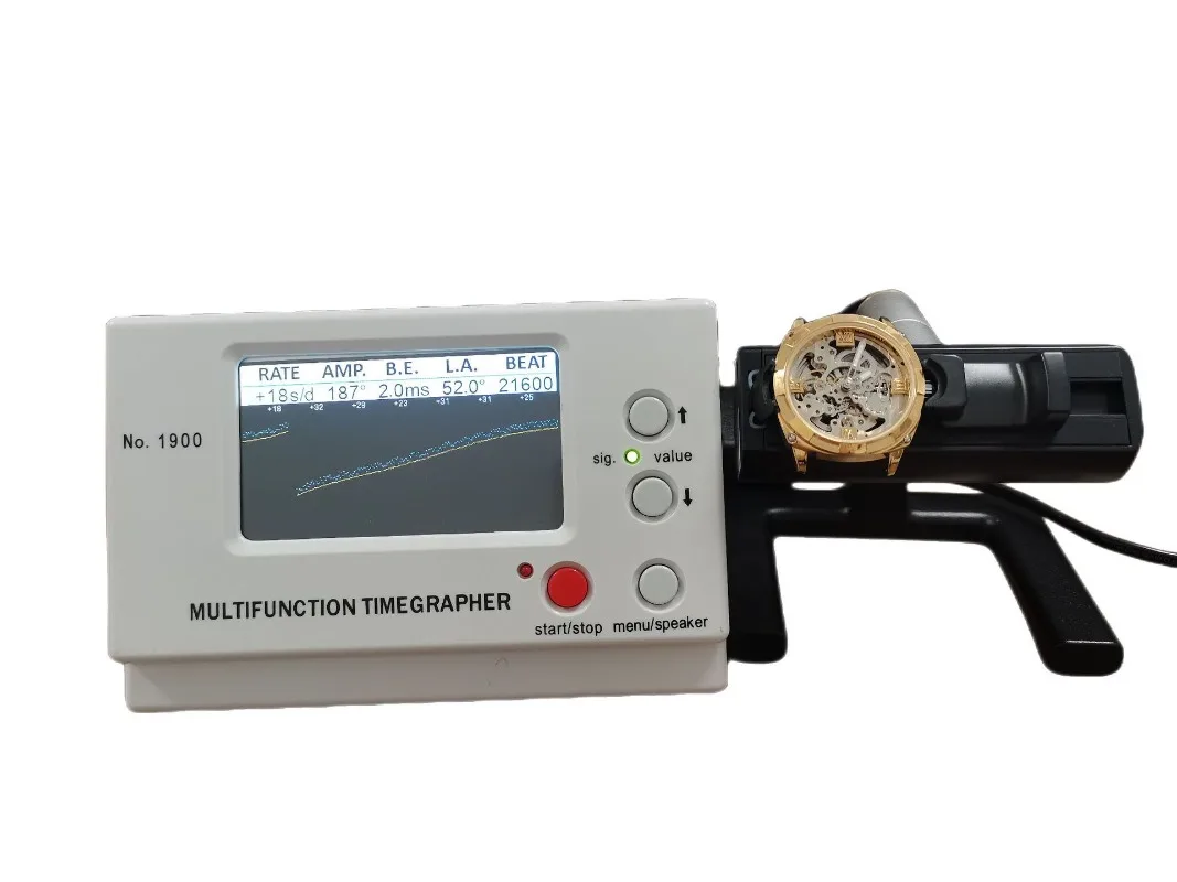 Electronic Instrument Multifunctional Mechanical Watch Calibrator MTG-1900 Stringing Machine Chinese and English Models