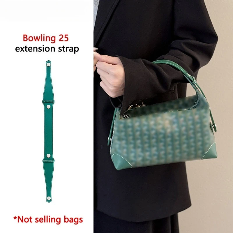 

Bag Extended Shoulder Strap for Goyard Bowling 25 Toiletries Bag Handle Shoulder Replacement Strap Bag Modification Accessories