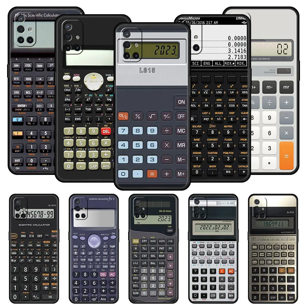 

Retro Calculator Phone Case For OnePlus 13 12 11 10 9 8 7T Pro 13R 12R 10R 9RT 8T Nord N200 N30 2T CE 2 3 5G Lite Soft Cover