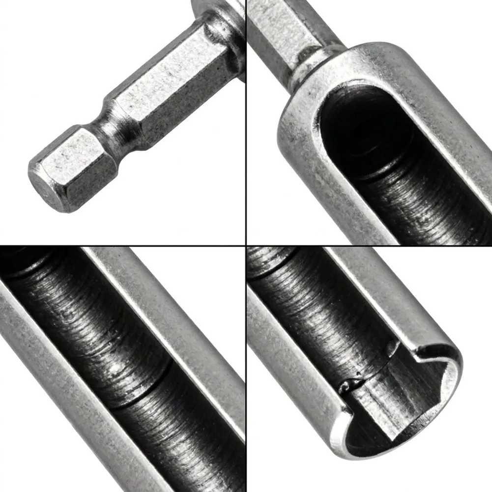 10mm Nut Driver 1/4 Inch Quick Change Hex Shank Socket Wrench Bit For Electric Screwdriver Cabinet Machine Assembly Tool