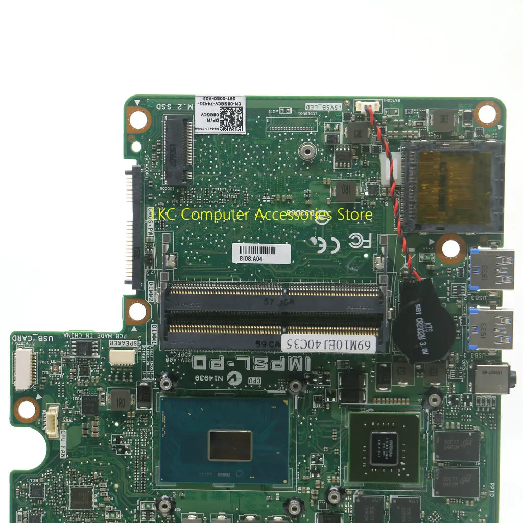 NEUE FÜR DELL Inspiron 24 7459 AIO Alle-In-Einem Motherboard 8GGCV 08GGCV CN-08GGC IMPSL-PO IMPSL-PD i5-6300HQ Mit GeForce 940M GPU