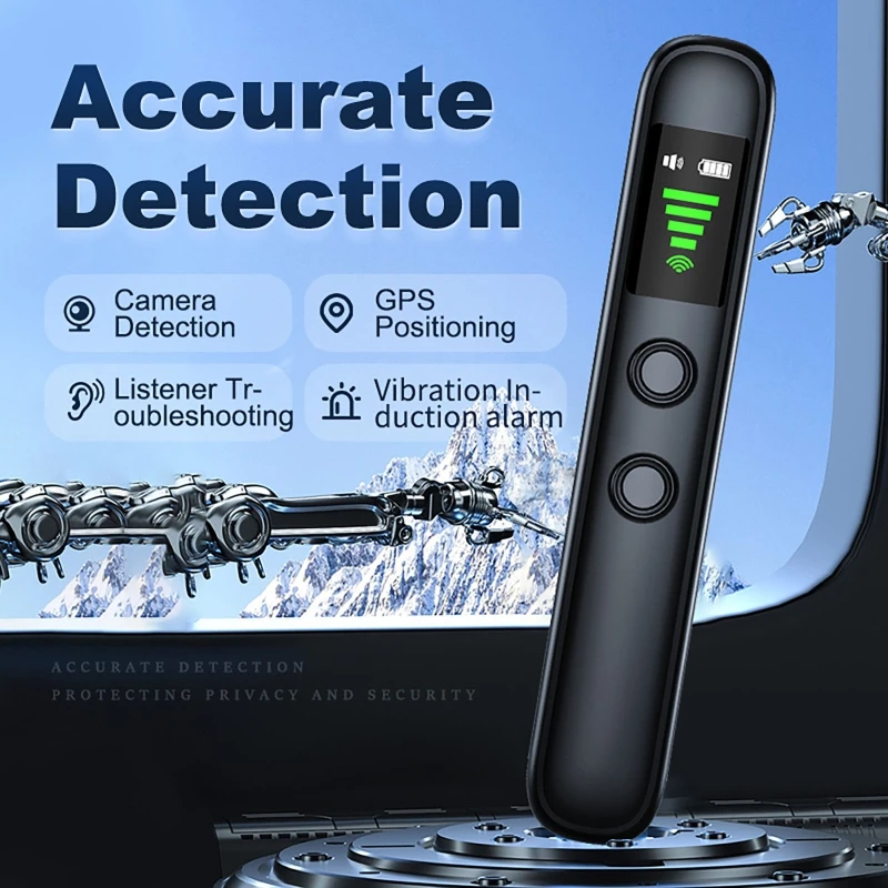 Detector de cámara oculta antiespía, rastreador GPS para coche, dispositivo de escucha, escáner de señal inalámbrica, dispositivo de protección de seguridad