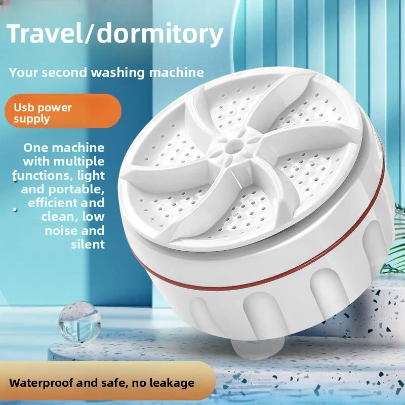 Small mini Washing Machine Turbo Portable Lazy Artifact Underwear Special Cleaning Machine Washing Socks Dormitory