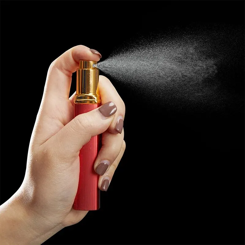 12ml High-grade Perfume Dispenser Bottle Portable Travel Mini Perfume Sample Spray Bottle Glass Liner Empty Bottle