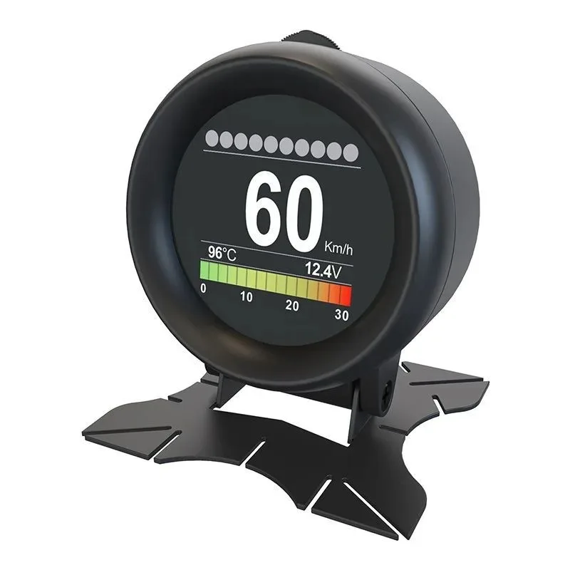 Smart Digital Multi-Function Car HUD Head-Up Display OBD2 Speed Water Temp Turbo Fuel Consumption Meter Universal