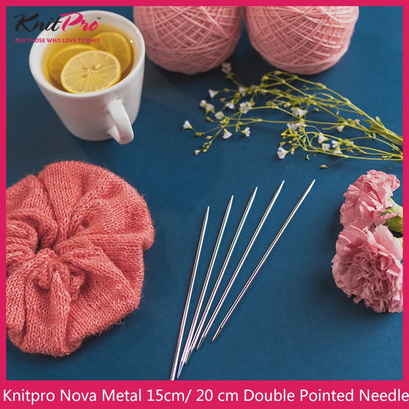 Knitpro Nova Metal 15cm/20 cm Double Pointed Knitting Needle