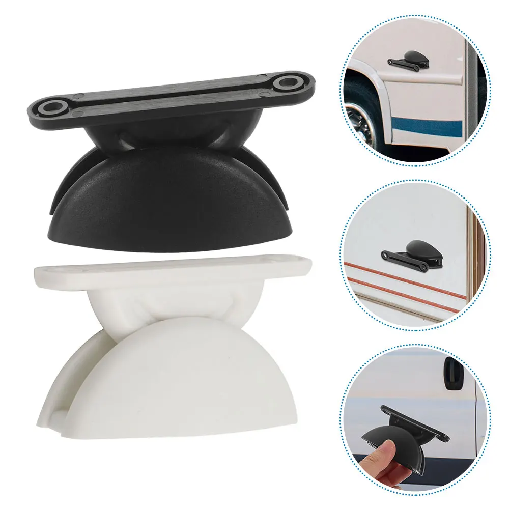 

4pcs Nylon Catches Durable Mute Trailer Door Holder Retainer Camper RV Supplies Heavy Duty Flame Retardant Easy Installation