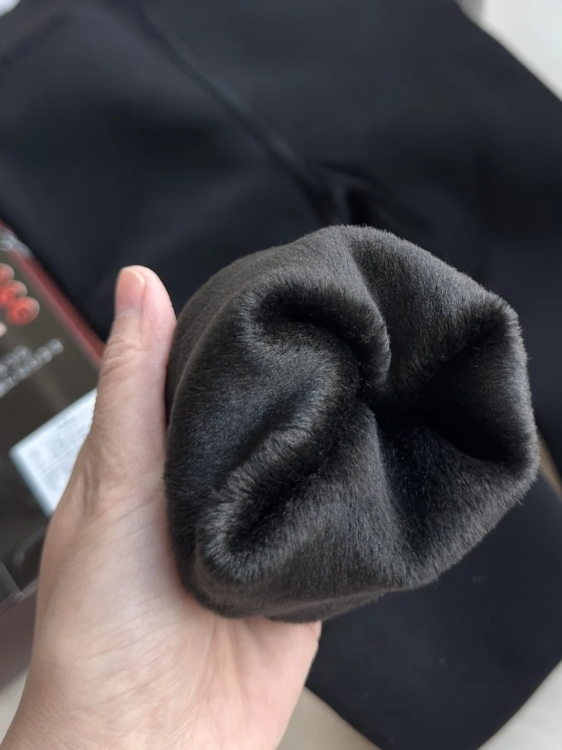 กางเกงเลกกิ้งกระชับสัดส่วน ยืดหยุ่นสูง บุซับใน 500D สำหรับผู้หญิง แบบมีเท้า ใส่สบาย อุ่น เอวสูง ยาว...