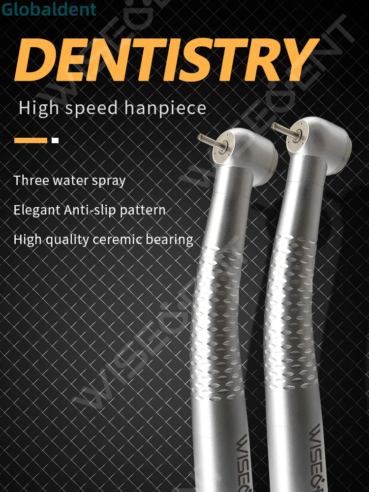 

Стоматологический высокоскоростной наконечник с титановым покрытием, керамический подшипник, 3 распыления воды, 2 отверстия, 4 отверстия, стоматологические инструменты