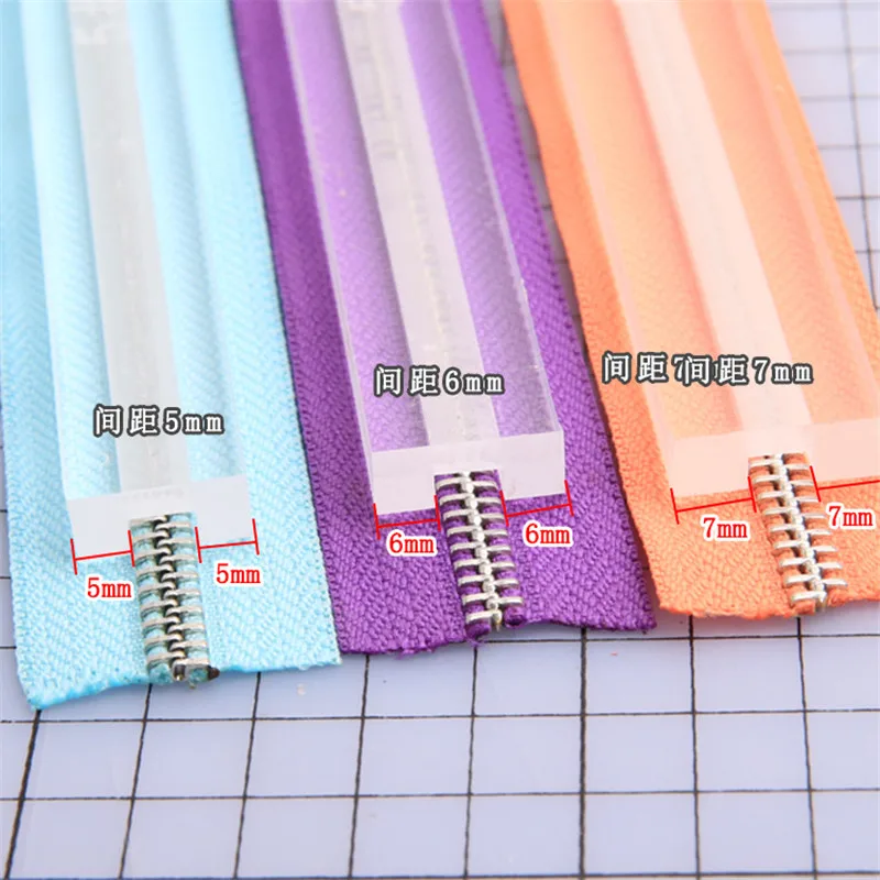 Acrylic Template Sewing Accessories for Leather 3# 5# Acrylic Zipper Glue Leak Proof Sewing Ruler Installer Wallet Fix DIY Tool