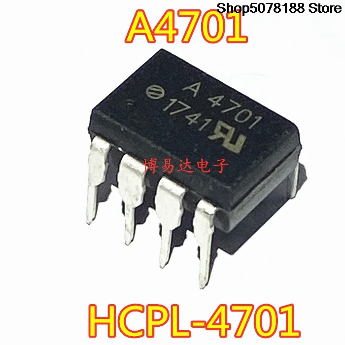 5 pieces HCPL-4701 A4701 high-speed optocoupler chip DIP-8