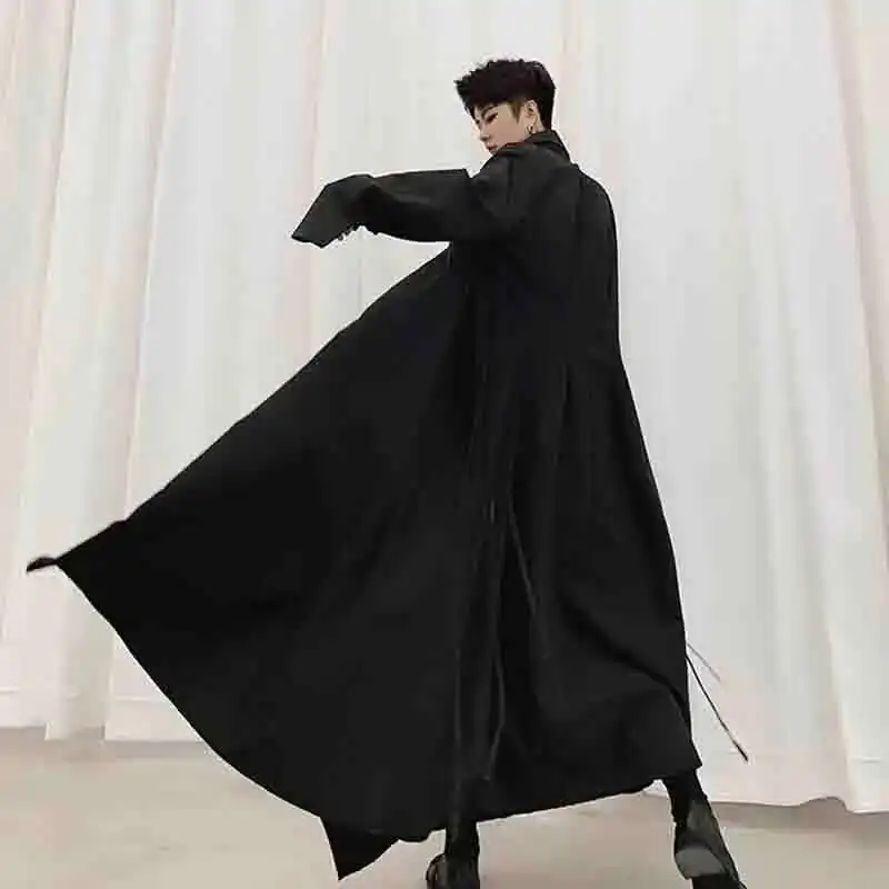 Cloaks Shirt Small And Women's Men's Designer Coat Long Group Show Style Nightclub DJ Singer Stage Trend