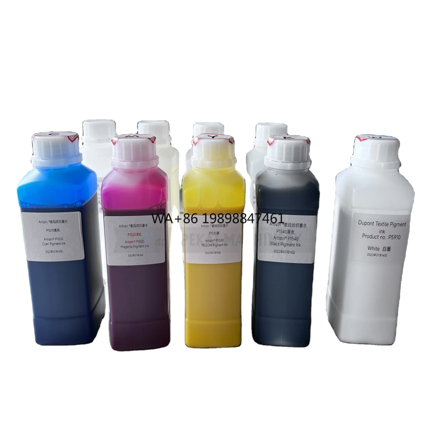 

Washable DTG Textile Ink With CMYK for DTG Printer Printing Machine