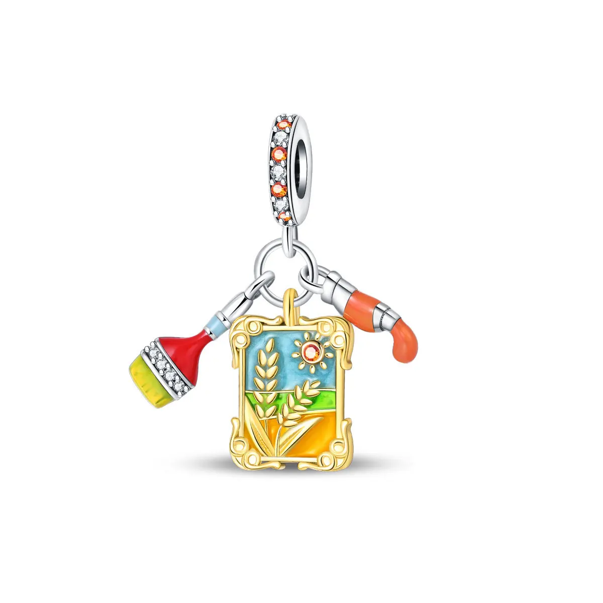 Original Charms Silver Plated Beads for DIY Bracelet Making