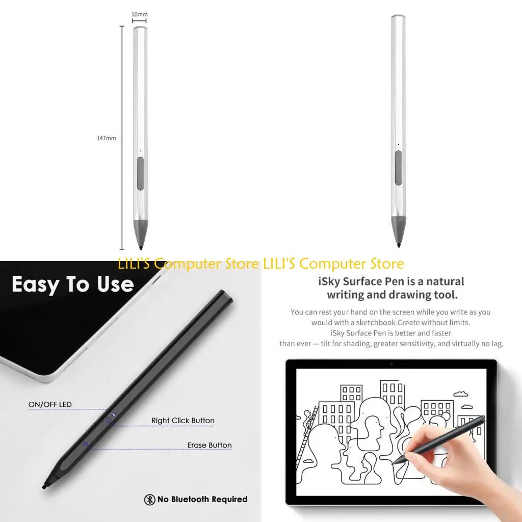 

A52B 3 мягких наконечника и стилус для сенсорного экрана для Xiaoxin Pad P11 11,5 дюймов, перезаряжаемый карандаш для