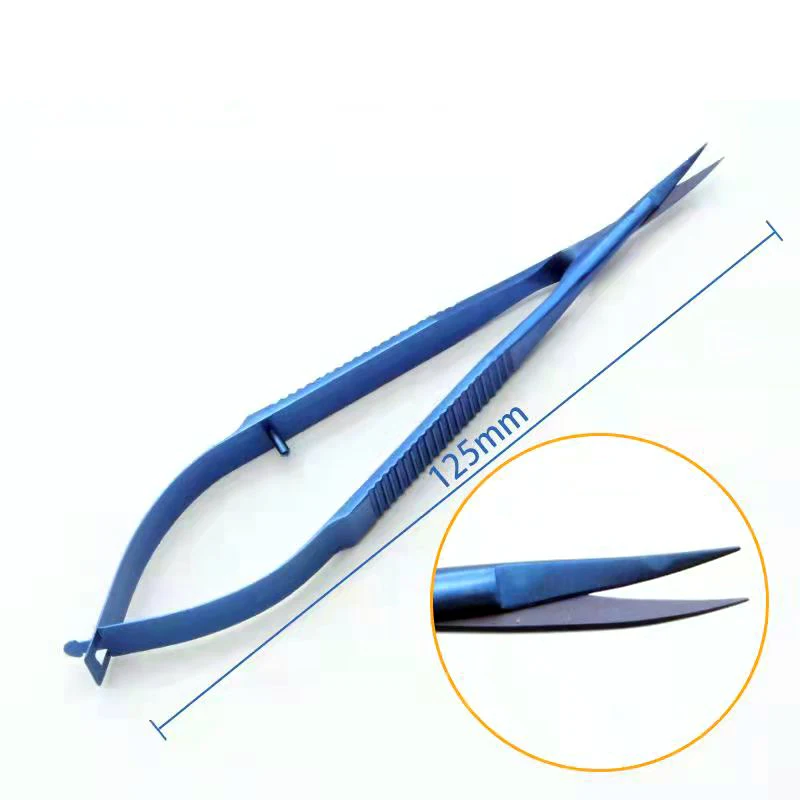 Stainless steel/Titanium alloy instruments set forceps needle holder scissor Ophthalmic instruments