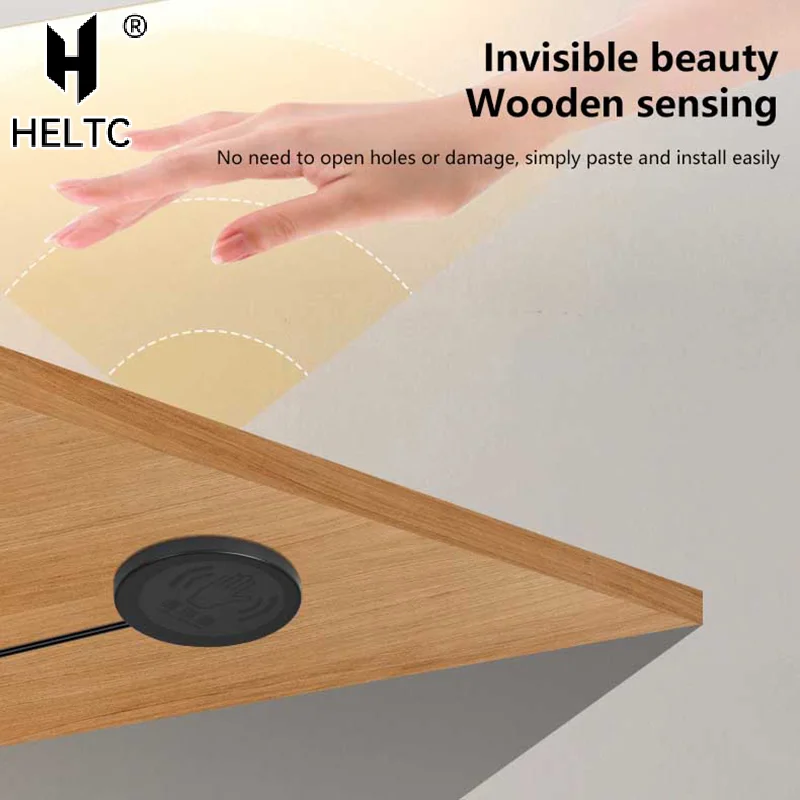 

Penetrable Wooden Partition Touch Sensor LED Light Switch Hand Sweep Dimmable Touch Dimmer For Mirror Cabinet Shelf Lamp