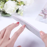 5pcs/10pcs/25pcs /Lot Professional Nail File Reusable Double Sided Emery Board(100/180 Grit) Nail Styling Manicure Tool 4