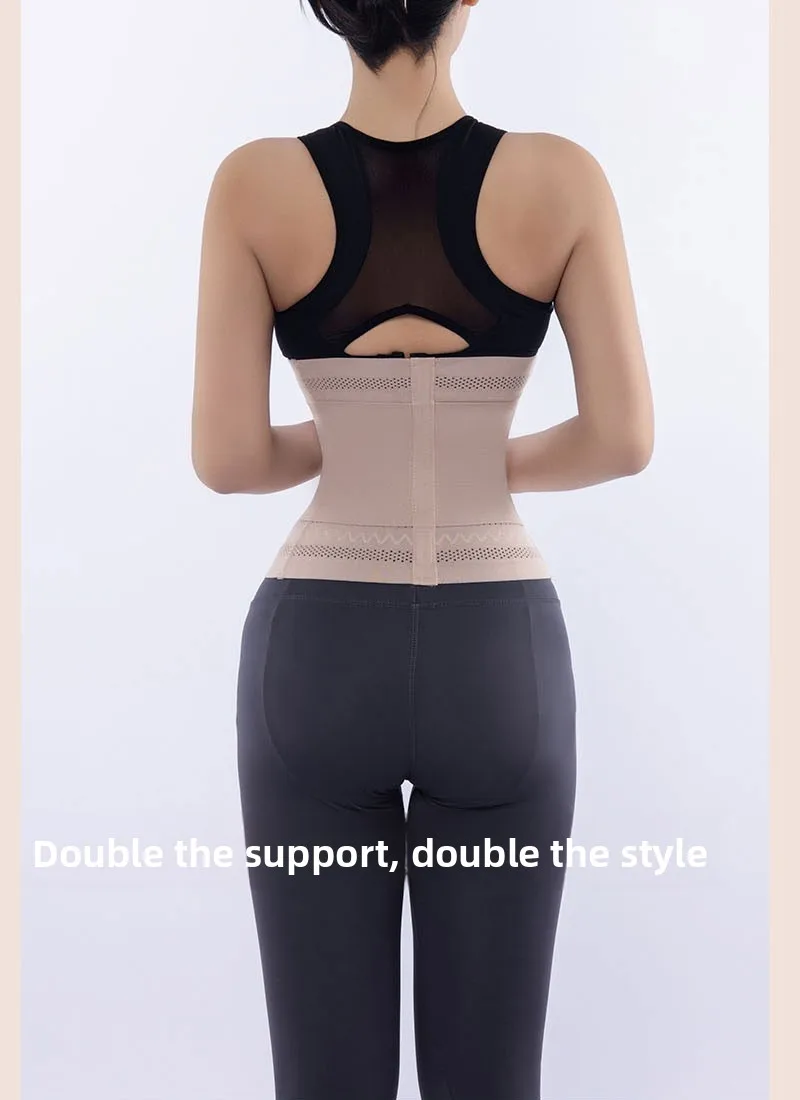 Nuovo Supporto Addominale Sportivo Unisex per Fitness e Brucia Grassi, con Doppio Strato Anti-Rollamento e Controllo Pancia