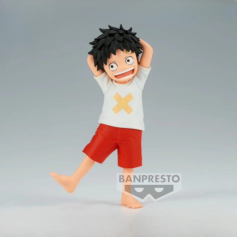 Bandai BANPRESTO ONE PIECE FILM RED DXF  Monkey·D·Luffy Childhood Anime Action Figures Collectible Model Toy Collection Kid Gift