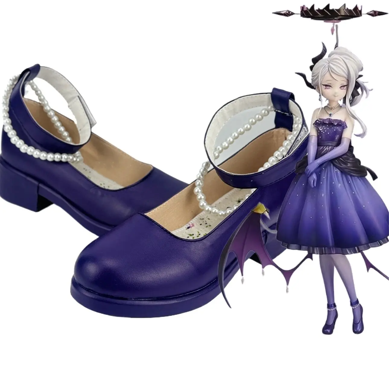 

Обувь для косплея Blue Archive Sorasaki Hina, синие ботинки, изготовленные на заказ, любой размер