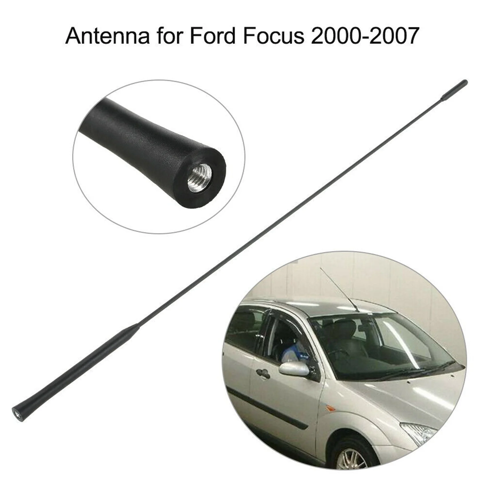 21.5Inch Roof AM/FM Antenna Mast Car Antenna for Focus 2000-2007 98BZ18A886AA-CR198 Car