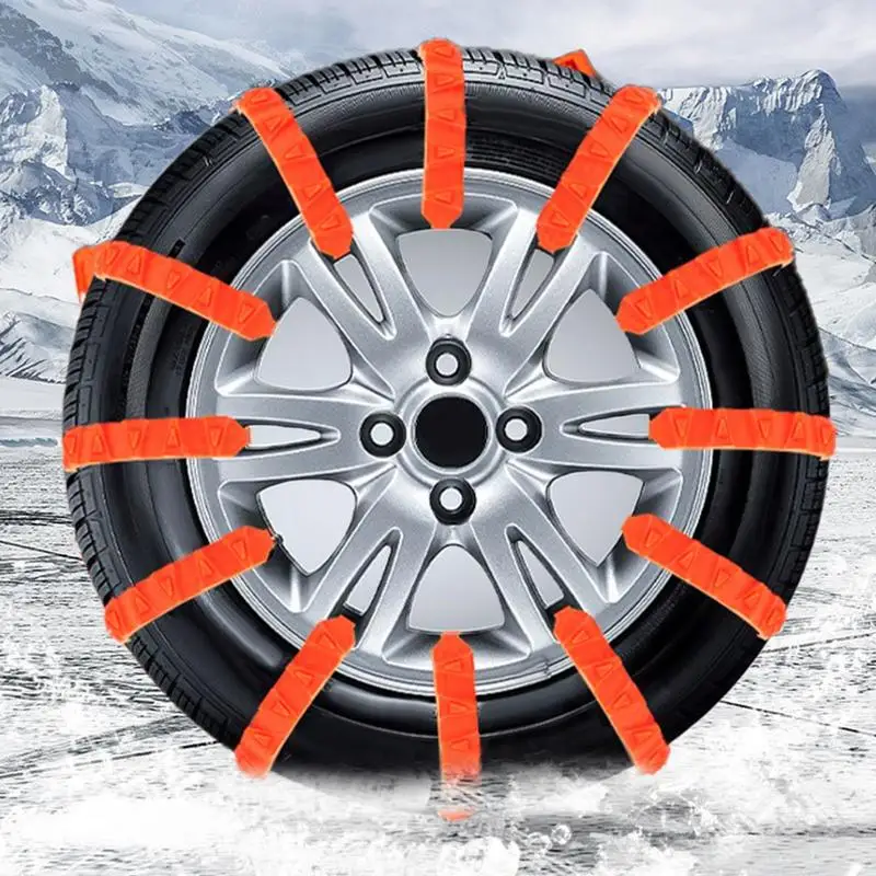 Reusable Anti Snow Chains Tire Traction Chain Anti-Skid Thickening Tire Chains Wheel Tyre Anti-Skid Chains Tire Traction Chain image 3