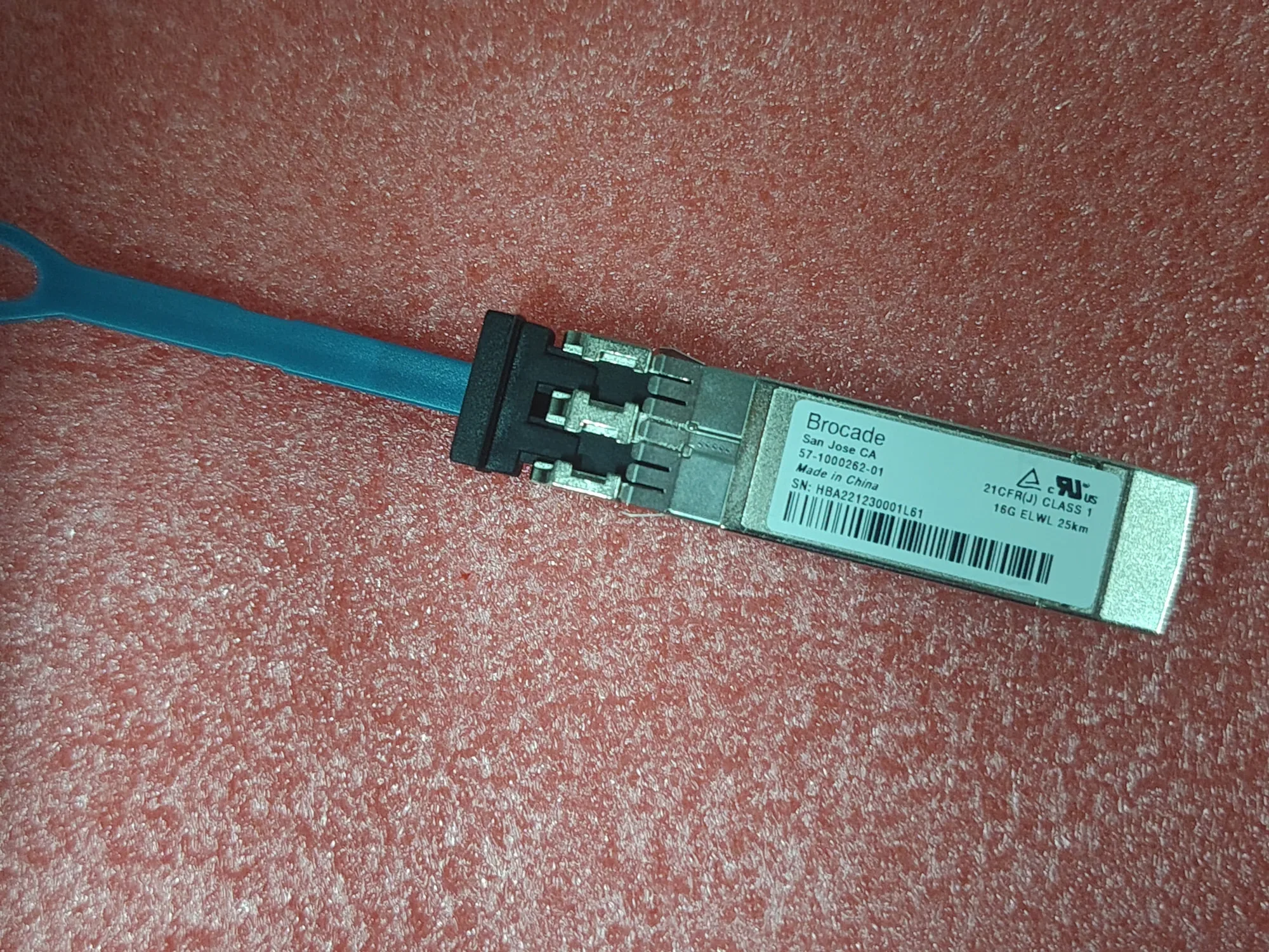1PCS Brocade 16GB Fiber Module SFP/57-1000262-01/XBR-000258/1310nm 16g 25km Sfp  6520,6510,6505 Optical Transceiver