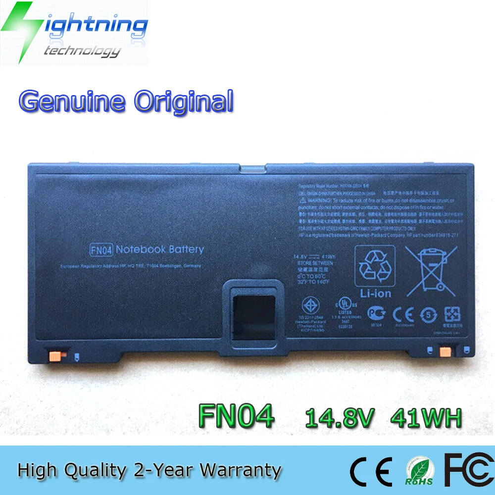 Brand New Genuine Original FN04 14.8V 41Wh Laptop Battery of HP Probook 5330m 5410s Folio 13 QK648AA 635146-001