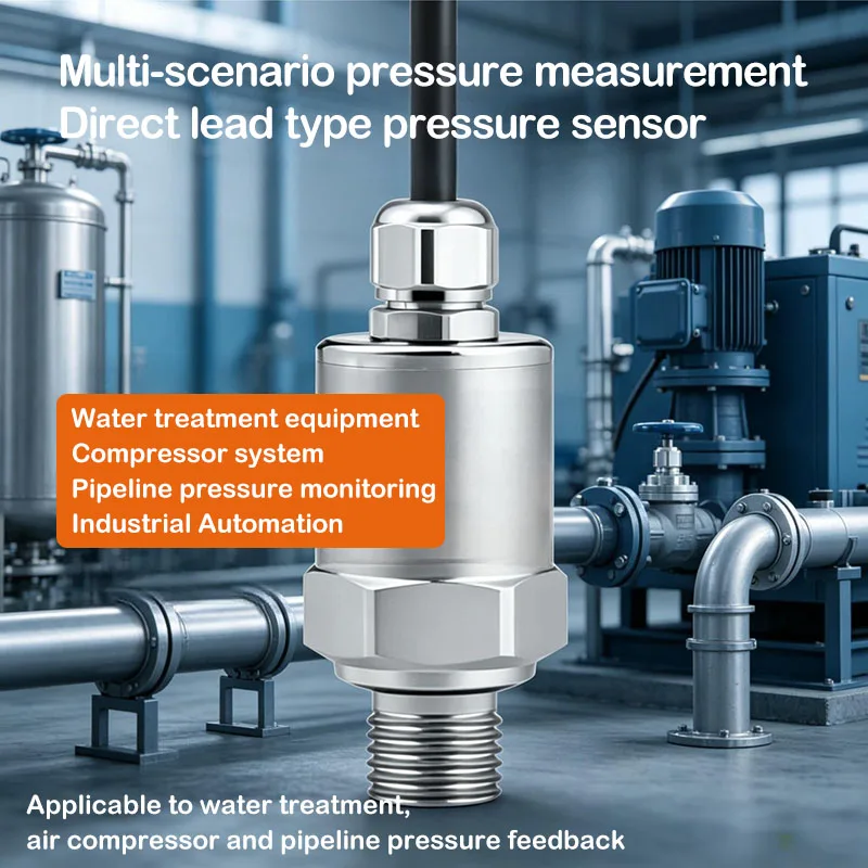 BP8A compact pressure transmitter, 1.6 MPa intake air compressor pressure sensor, water pump constant pressure gas, 5V
