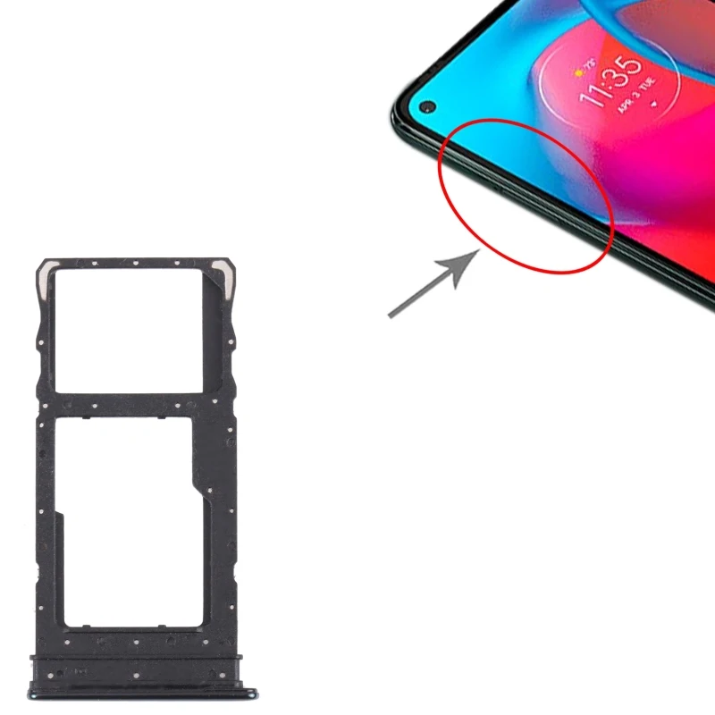 

SIM Card Tray + Micro SD Card Tray for Motorola Moto G Stylus 5G 2021 XT2131