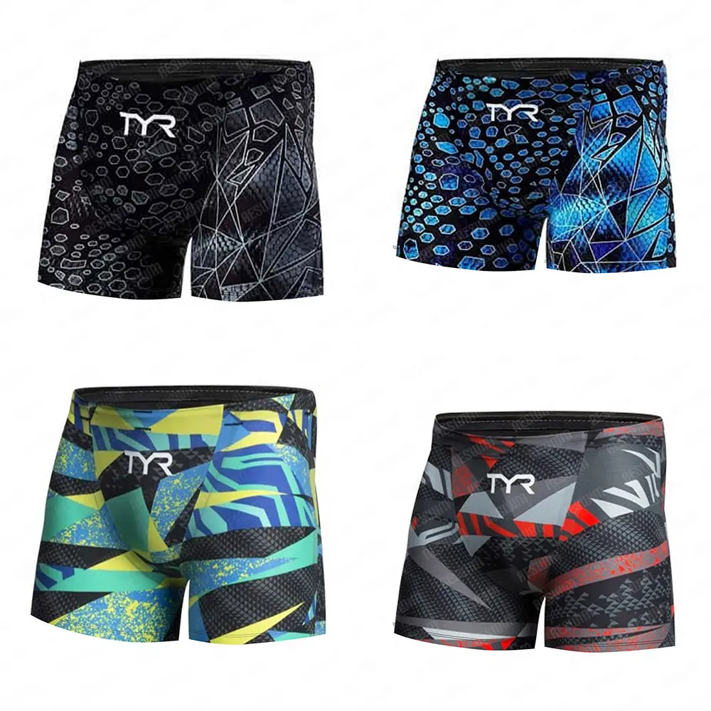 Men's Jammers Swimsuit Swimming Surfing Trunks Beach Tights Shorts Quick Drying Pool Swimming Pantalones Gym Swimwear New Summer