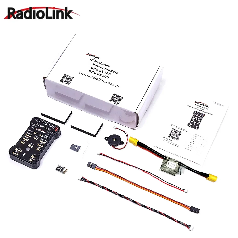 

Radiolink Pixhawk PIX 2.4.8 APM 32 Bit Flight Controller FC & GPS M8N SE100 for RC Drone Quadcopter/6-8 Axis Multirotor