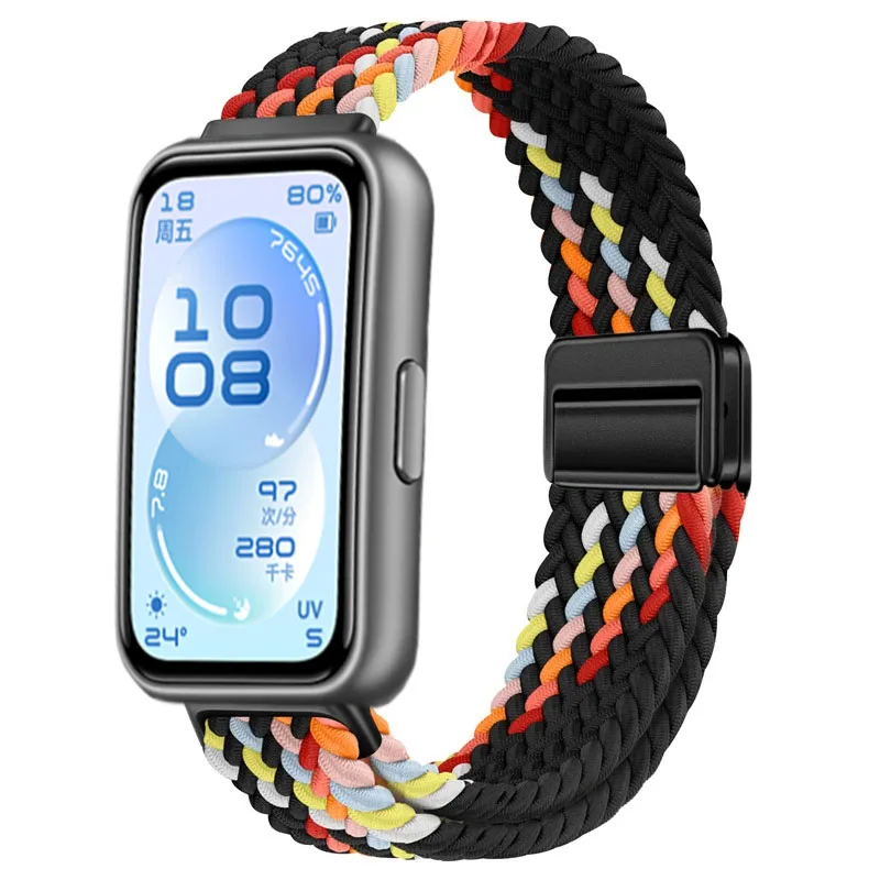 Offizielles geflochtenes Nylon-Schlaufenarmband für Huawei Band 11/11 Pro, Armband mit magnetischer Schnalle für Huawei Band 8/9/10/11/11 Pro – Detail 22
