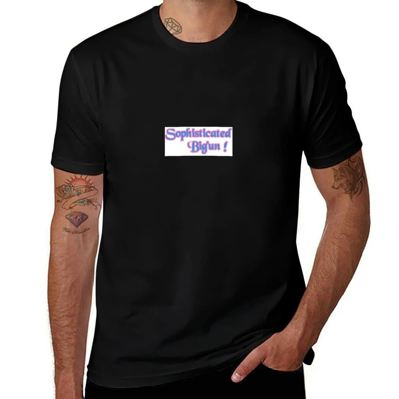 

Sophisticated Big’un T-Shirt Novelty Print Casual Tee Shirt