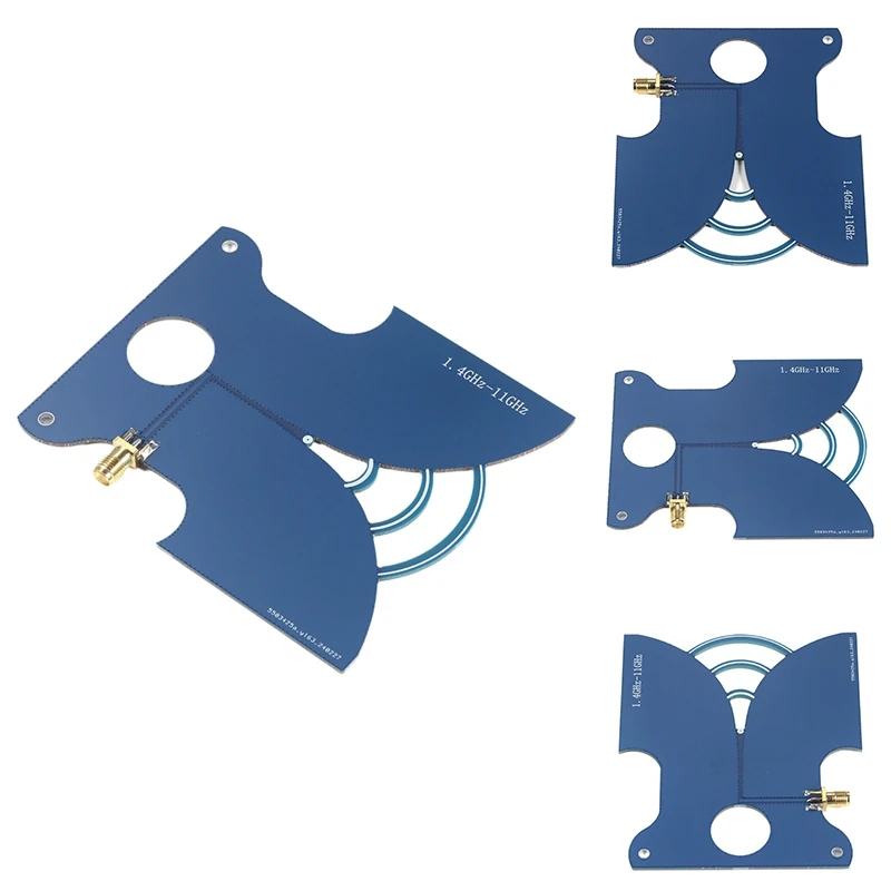 Antena UWB 1400Mhz-11Ghz Antena de banda ultraancha Transmisión de imagen de alta ganancia Posicionamiento TEM SMA Macho