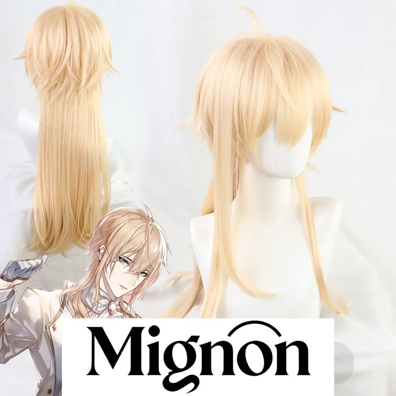 

Time's Telltale Лу Чен косплей парик колючие длинные волосы золотисто-желтый запас подарок на Хэллоуин