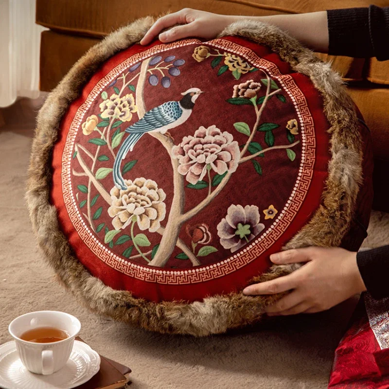 

Footstool Luxury Lounge Sofa Tatami Footrest for Relaxation High-End Closet Rest Stool Boho-Chic Home Premium Living Room Decor
