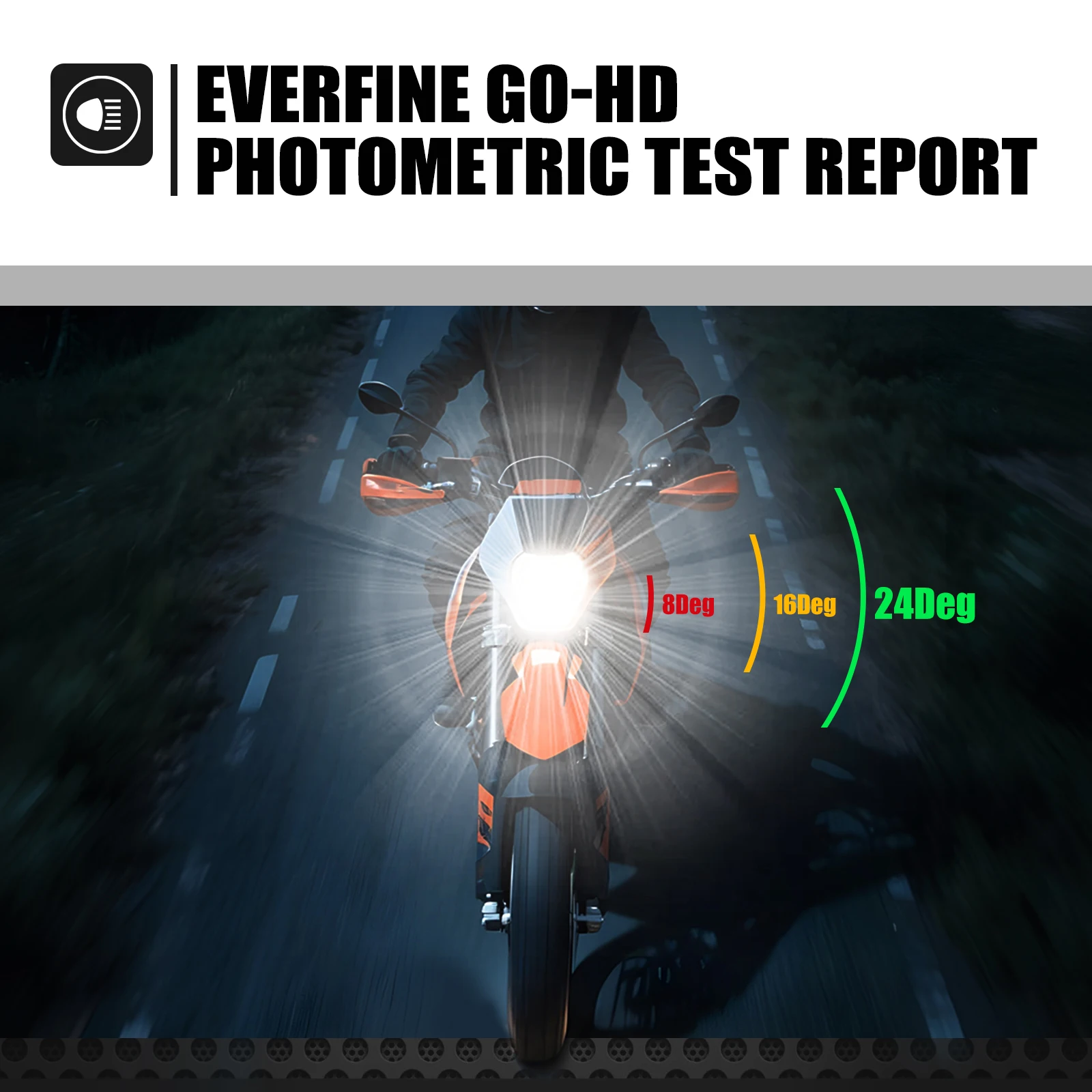 NICECNC لـ Husqvarna TE 300 2024 2025 TE 250 FE 350 FE 450 FE 501 دراجة نارية ألياف الكربون LED المصباح كشافات قابلة للتعديل